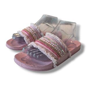 Forever Link Pink Izzy Slide Sandals Size 9